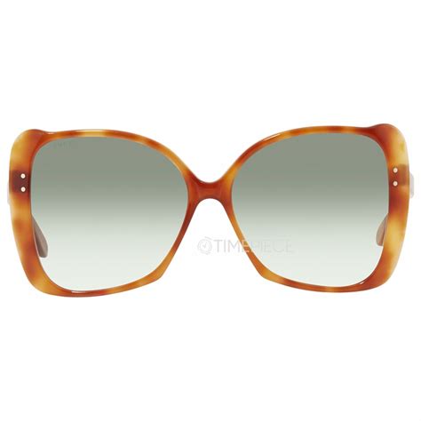 gucci gg0471s 003 havana frame|Gucci Light Green Gradient Butterfly Ladies Sunglasses .